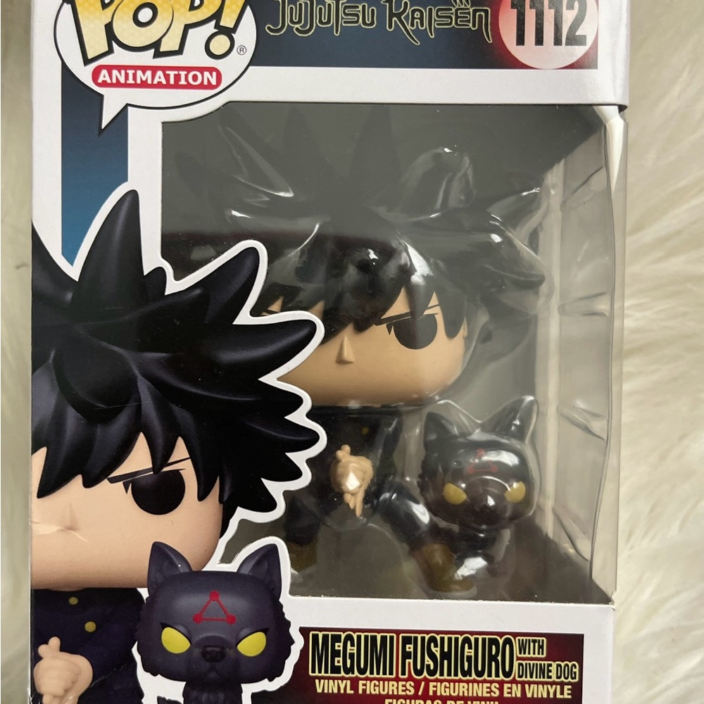 Funko Pop! Animation Megumi Fushiguro with Divine Dog - Black and Tan